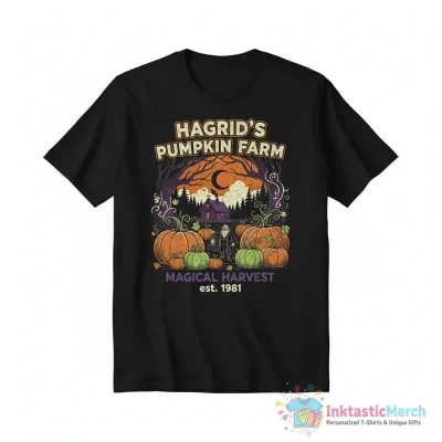 Hagrid’s Pumpkin farm magically grown est 1981 Halloween shirt - High Quality Printed T-Shirt