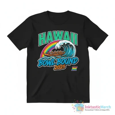 Hawaii Rainbow Warriors Bowl Bound 2025 shirt - High Quality Printed T-Shirt