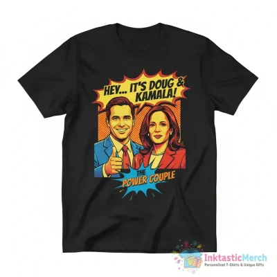 Hey It’s Doug Doug Emhoff and Kamala Harris shirt - High Quality Printed T-Shirt