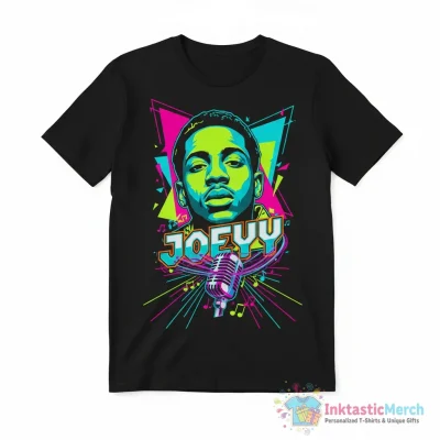 Hip-hop artist Joeyy rapper graphic shirt - High Quality Printed T-Shirt