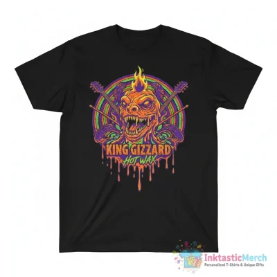 Hot wax King Gizzard and The Lizard Wizard shirt - High Quality Printed T-Shirt