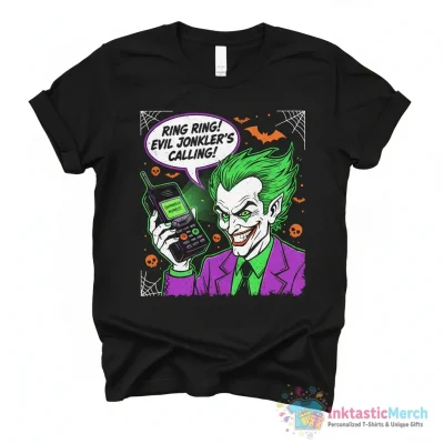 Humor Halloween Evil Jonkler is calling shirt - High Quality Printed T-Shirt