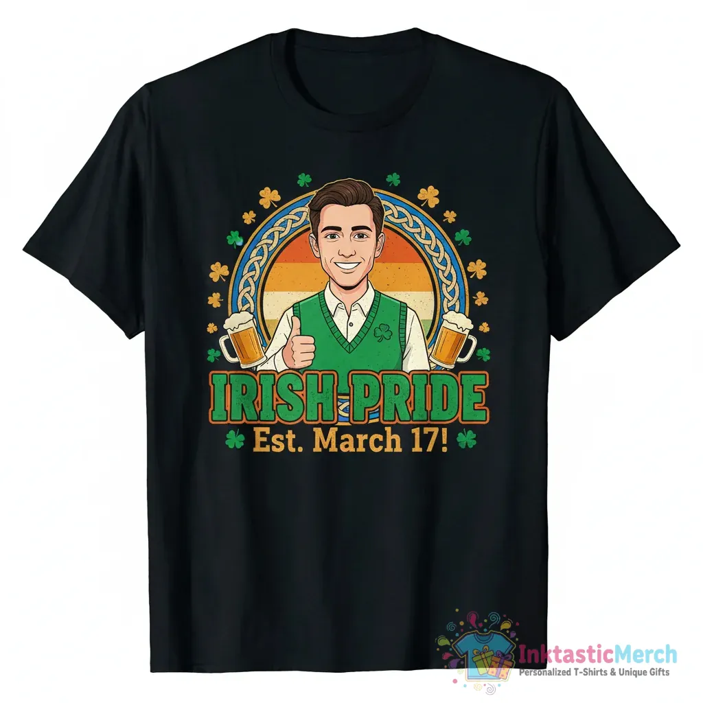 I love the Irish Paul mescal Patrick’s day shirt 1 I love the Irish Paul mescal Patrick’s day shirt - High Quality Printed T-Shirt