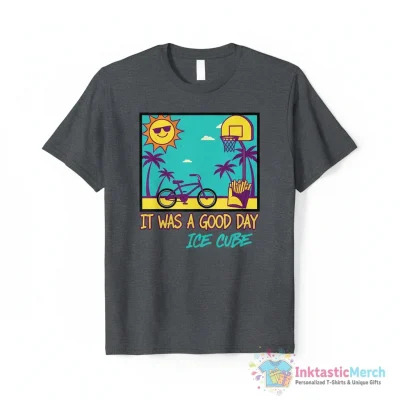Ice Cube it was a good day signature shirt - High Quality Printed T-Shirt