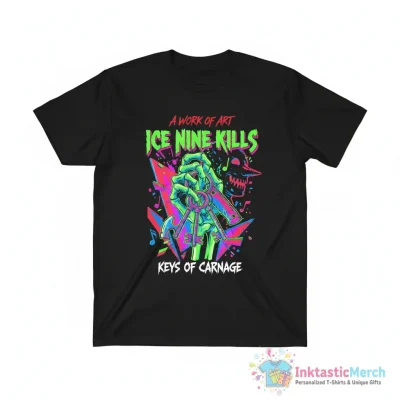 Ice nine kills keys of carnage a work of art shirt - High Quality Printed T-Shirt