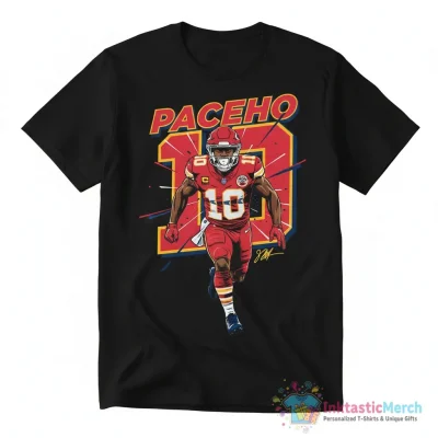 Isiah Pacheco Kansas City Chiefs #10 signature shirt - High Quality Printed T-Shirt