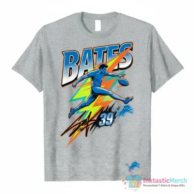 Jake Bates Detroit Lions freaky signature shirt - High Quality Printed T-Shirt