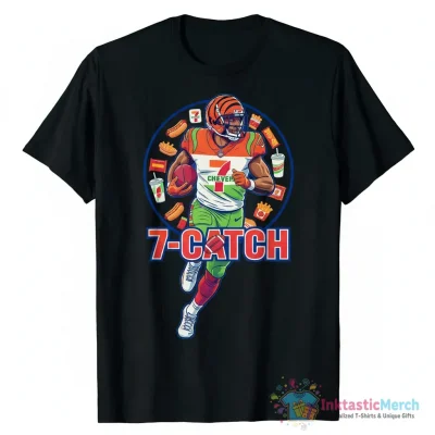Ja’Marr Chase wearing a 7-11 shirt - High Quality Printed T-Shirt