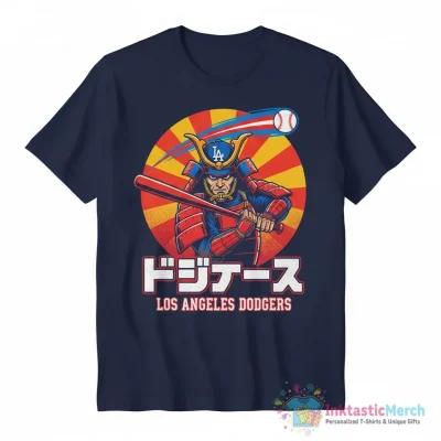 Japanese Los Angeles Dodgers baseball shirt - High Quality Printed T-Shirt