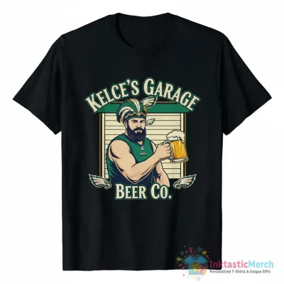 Jason Kelce Eagles Garage Beer t-shirt - High Quality Printed T-Shirt