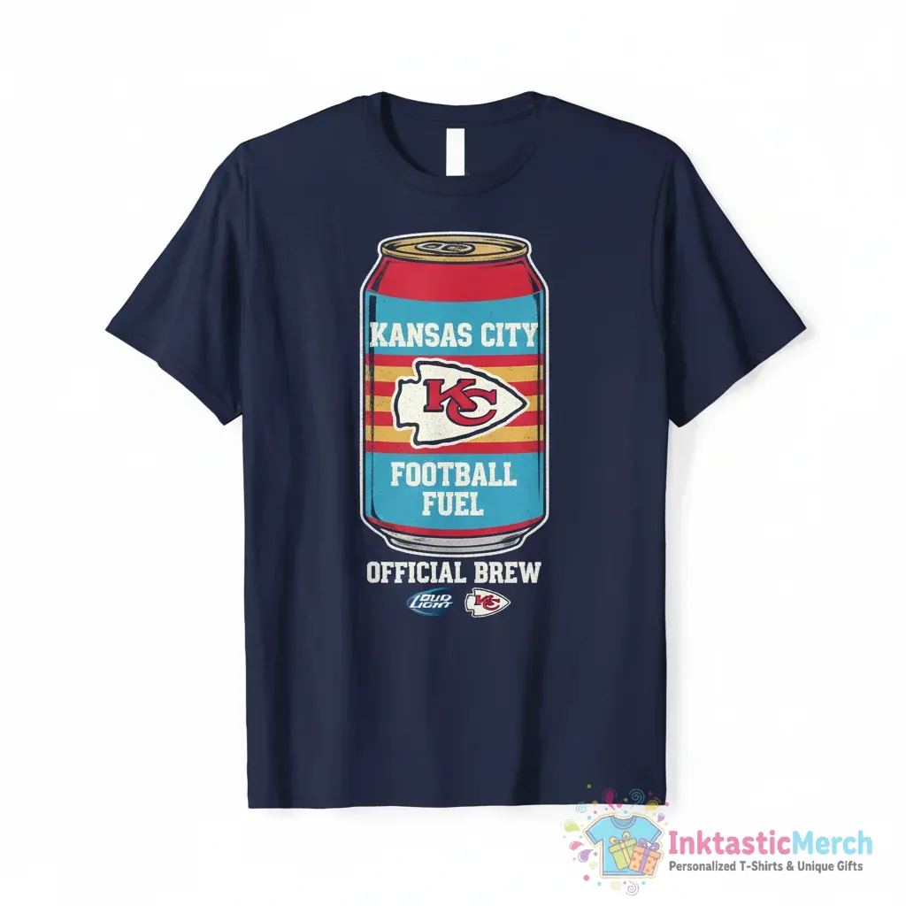 Kansas City Chiefs x Bud Light shirt 1 Kansas City Chiefs x Bud Light shirt - High Quality Printed T-Shirt