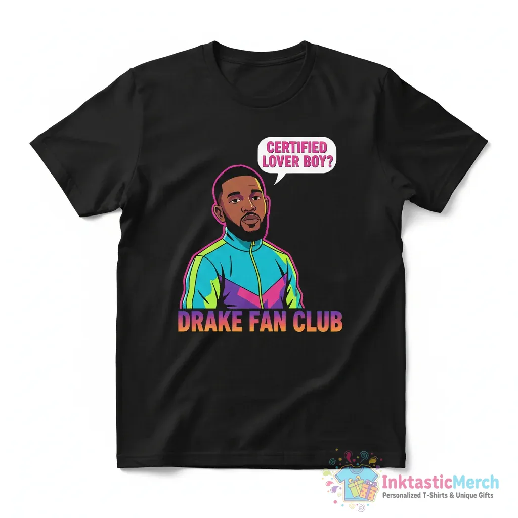 Kendrick Lamar cartoon say Drake music fan shirt 1 Kendrick Lamar cartoon say Drake music fan shirt - High Quality Printed T-Shirt