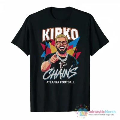 Kirko Chains Funny Kirk Cousins Atlanta Falcons Diamond Necklace shirt - High Quality Printed T-Shirt
