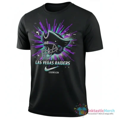 Las Vegas Raiders x Nike Legend Icon Performance shirt - High Quality Printed T-Shirt
