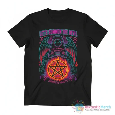 Let’s Summon The Devil Ouija Board Demons shirt - High Quality Printed T-Shirt