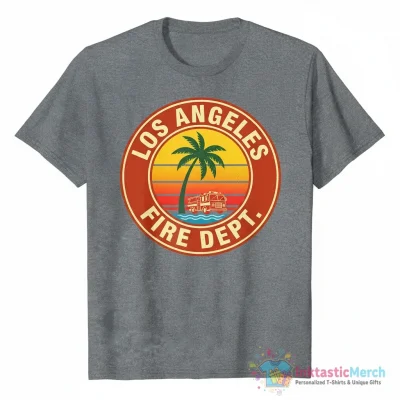 Los Angeles fire department shirt - High Quality Printed T-Shirt