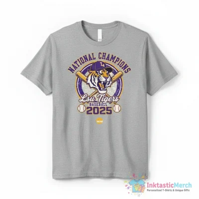 LSU Tigers Baseball NCAA National Champions 2025 shirt - High Quality Printed T-Shirt