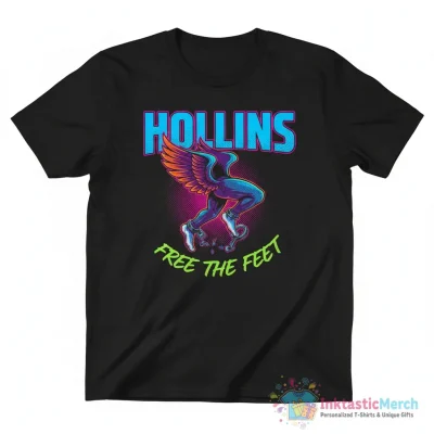 Mack Hollins hollins free the feet shirt - High Quality Printed T-Shirt