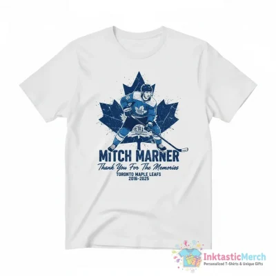 Maple Leafs Mitch Marner thank you for the memories forever signature shirt - High Quality Printed T-Shirt