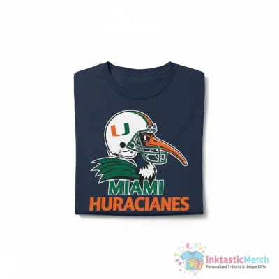 Miami Hurricanes mascot Sebastian the Ibis shirt - High Quality Printed T-Shirt