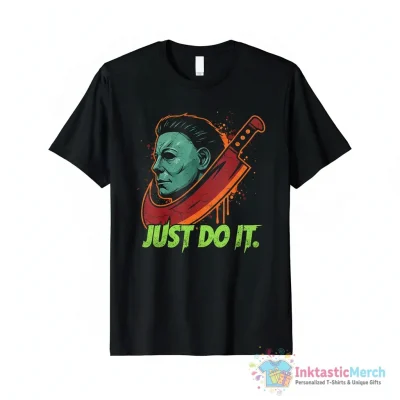 Michael Myers Nike just do it shirt - High Quality Printed T-Shirt