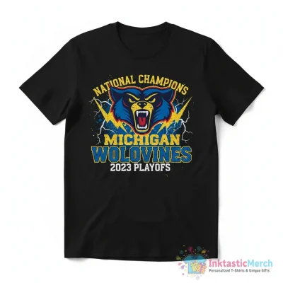 Michigan Wolverines College Football Playoff National Champions Logo Shirt - High Quality Printed T-Shirt