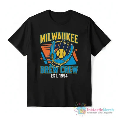 Milwaukee Brewers baseball the Brew Crew vintage 1994 shirt - High Quality Printed T-Shirt