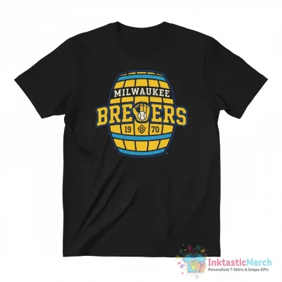 MLB Milwaukee Brewers 1970 Barrel Shirt - High Quality Printed T-Shirt