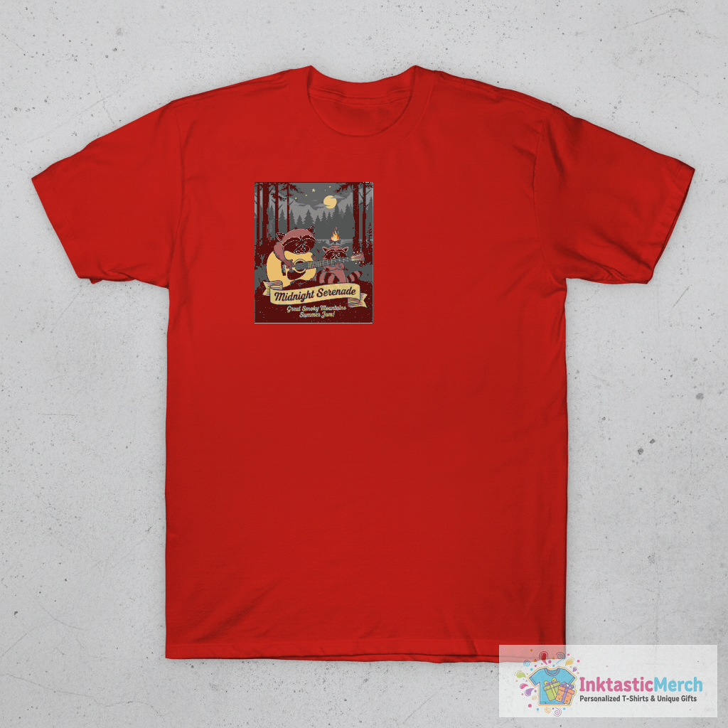 Raccoons playing guitar T-Shirt 1 Raccoons playing guitar T-Shirt