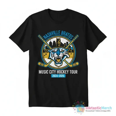 Nashville Predators Music City Hockey Tour shirt - High Quality Printed T-Shirt