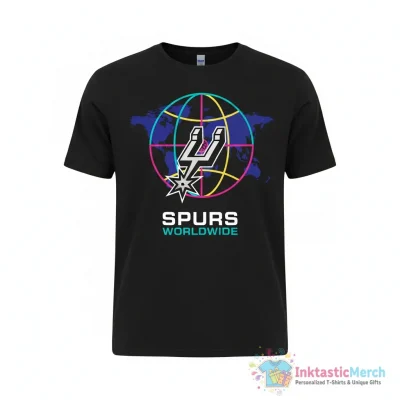 NBA San Antonio Spurs Worldwide shirt - High Quality Printed T-Shirt