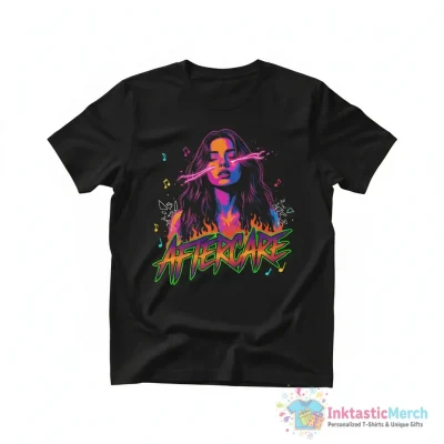 Nessa Barrett Wearing Aftercare shirt - High Quality Printed T-Shirt