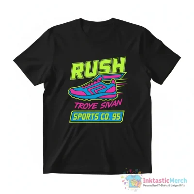 New Troye Sivan Rush sports co 95 logo shirt - High Quality Printed T-Shirt