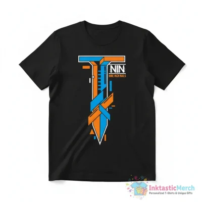 NIN nine inch nails shirt - High Quality Printed T-Shirt