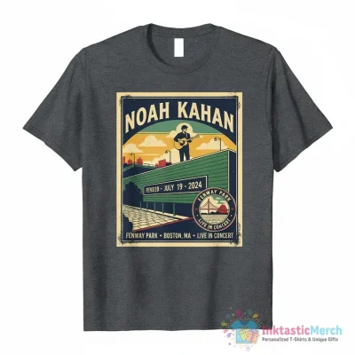 Noah Kahan Fenway Park live in concert Boston Concert shirt - High Quality Printed T-Shirt