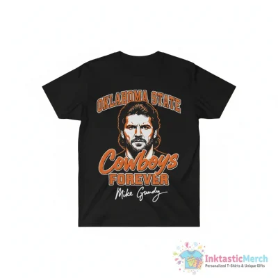 Oklahoma State Cowboys coach Mike Gundy forever signature shirt - High Quality Printed T-Shirt
