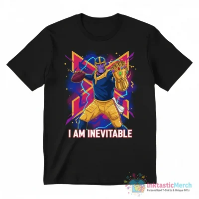 Patrick Mahomes x Thanos I am inevitable shirt - High Quality Printed T-Shirt