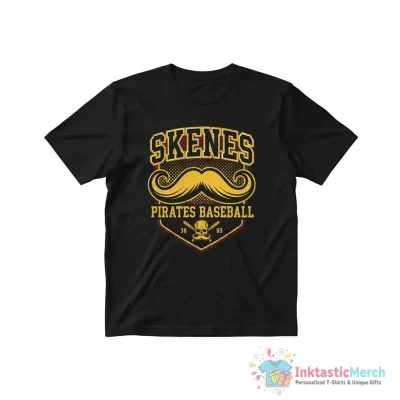 Paul Skenes mustache apparel Pittsburgh Pirates baseball shirt - High Quality Printed T-Shirt