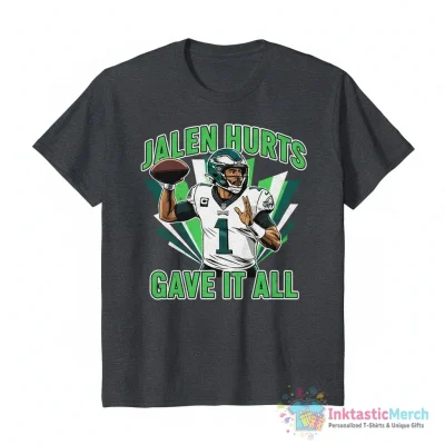 Philadelphia Eagles Jalen Hurts gave it graphic shirt - High Quality Printed T-Shirt