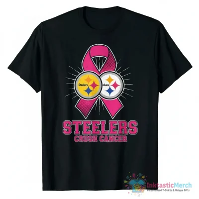 Pittsburgh Steelers Breast Cancer awareness shirt - High Quality Printed T-Shirt