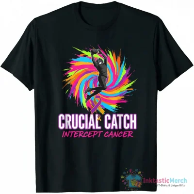 Pittsburgh Steelers crucial catch intercept cancer logo shirt - High Quality Printed T-Shirt