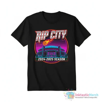Portland Trail Blazers Rip City 2024-2025 season shirt - High Quality Printed T-Shirt