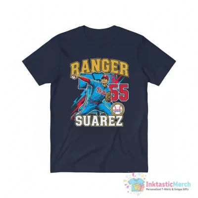 Ranger Suarez #55 Philadelphia baseball player shirt - High Quality Printed T-Shirt