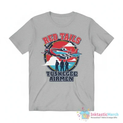 Red Tails Tuskegee Airmen shirt - High Quality Printed T-Shirt