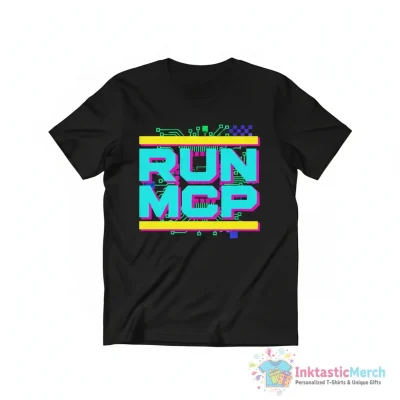 Run MCP style Run-DMC logo shirt - High Quality Printed T-Shirt
