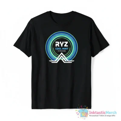 Ryz Zyn Cool Mint 15 Nicotine pouches shirt - High Quality Printed T-Shirt