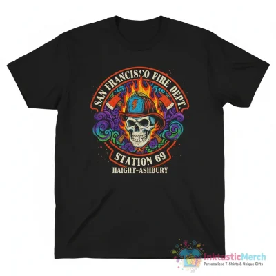San Francisco Grateful Dead Fire Department Station shirt - High Quality Printed T-Shirt