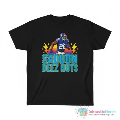 Saquon Barkley Pun Saquon Deez Nuts shirt - High Quality Printed T-Shirt