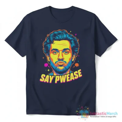 Say Pwease funny JD Vance shirt - High Quality Printed T-Shirt