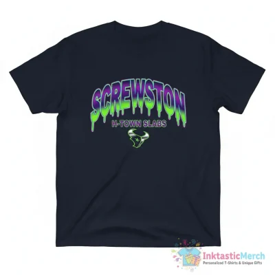 Screw Slabs H-Town Screwston DJ Screw Houston Texans Shirt - High Quality Printed T-Shirt